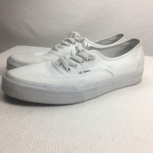 (DAMN DANIEL) ALL WHITE AUTHENTIC VANS